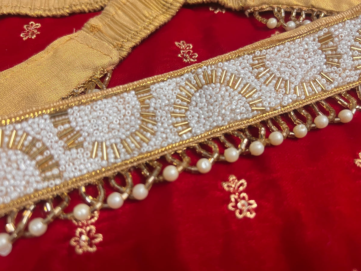 Preorder for Beaded Fabric hip belt Vasthravedika