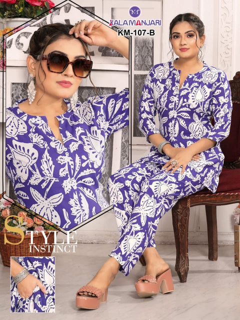 Women Soft Cotton 2-Piece Co-Ord Set