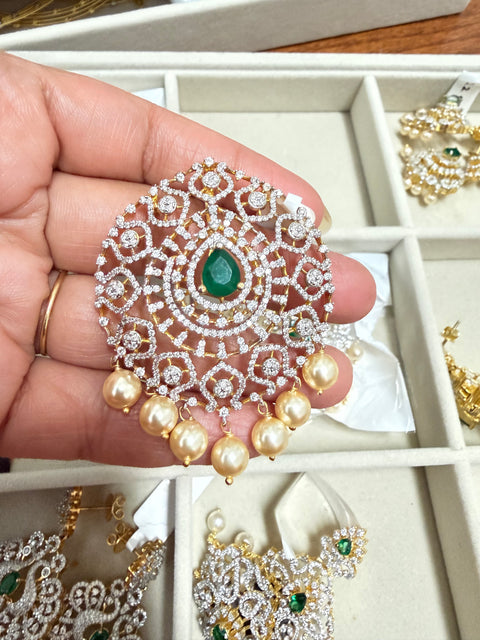 Pure 925 Silver Diamond Look CZ Pendant
