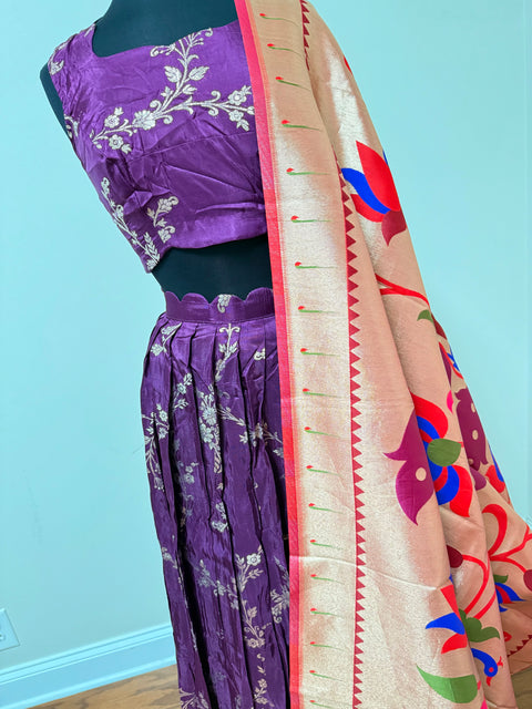 Women Large - Banaras Brocade Lehanga Set