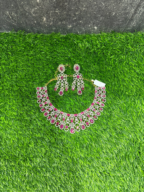 CZ Necklace Set