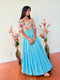 Teens 10-15 yrs - Trendy Tissue Long Gown