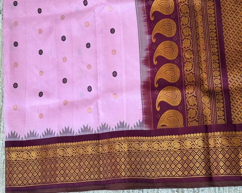 Pure Handloom Gadwal Pattu Saree