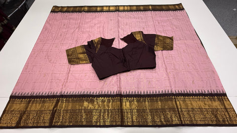 Premium Semi Gadwal silk saree