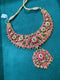 Pure 925 Silver Jadau Kundan Necklace