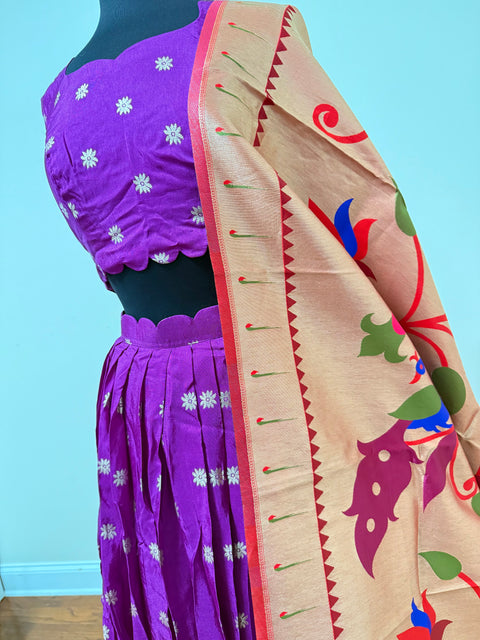 Women Large - Banaras Paithani Lehanga Set