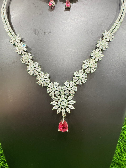 CZ Necklace Set