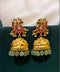 Pachi Kundan Jadau Nakshi Jhumka Earrings