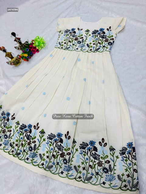 Mul Mul Cotton Frock Dress