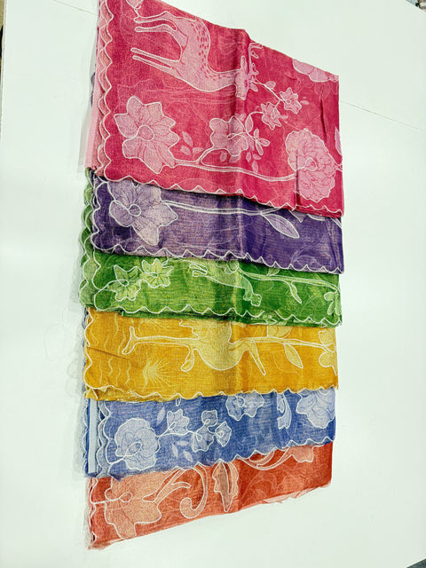 2 for $100 - Crush Tissue Saree