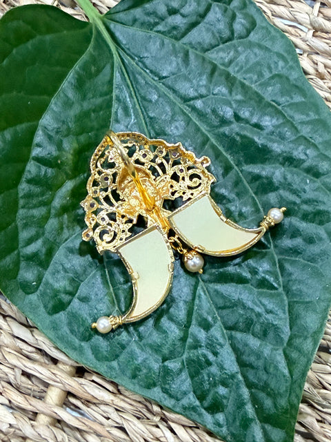 Pure 925 Silver CZ Puligoru Pendant