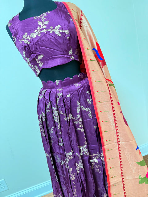 Women Large - Banaras Brocade Lehanga Set