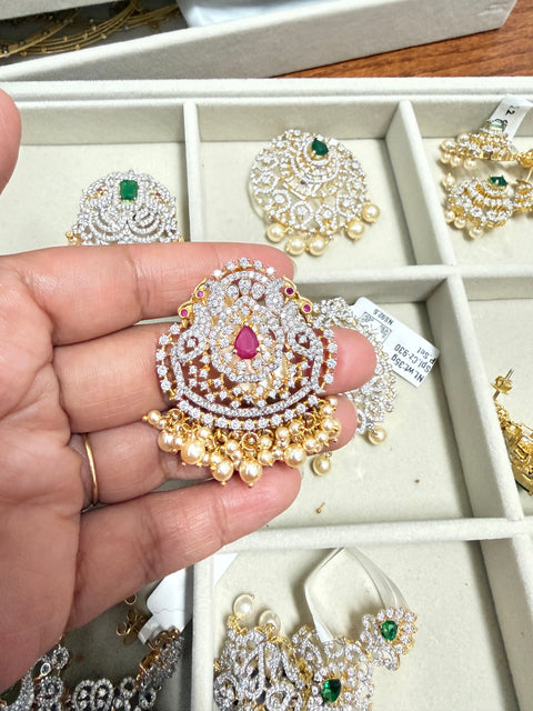 Pure 925 Silver Diamond Look CZ Pendant
