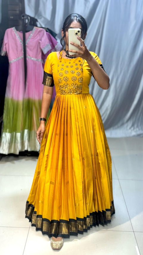 Soft Cotton Silk Gown