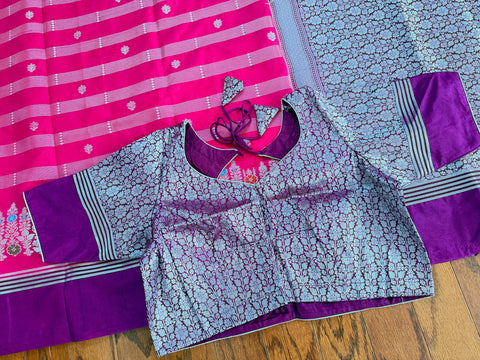 Semi Katan silk saree