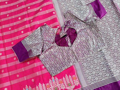 Semi Katan silk saree