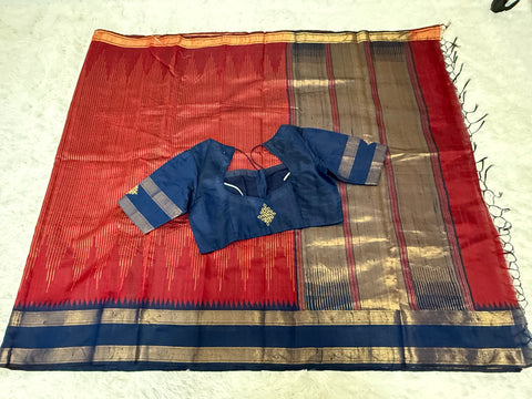Pure Jute Pattu Saree
