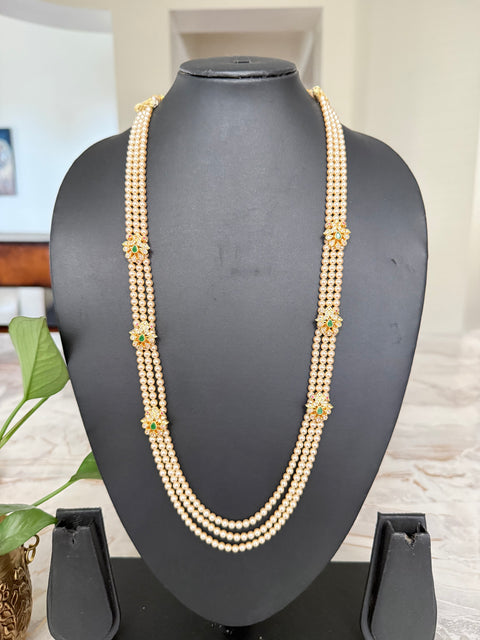 Pure 925 Silver Swarovski Pearl Necklace