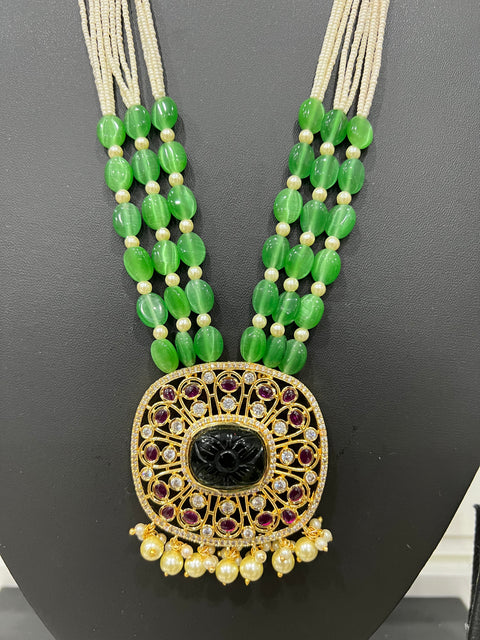 Beaded Long necklace Set (Copy)