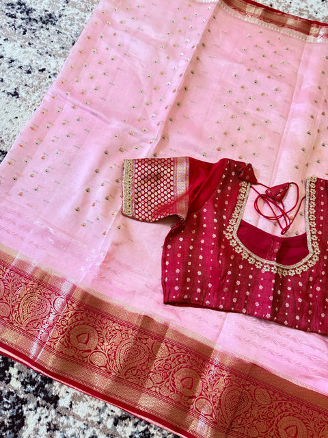 Pure Chiniya Pattu / silk saree