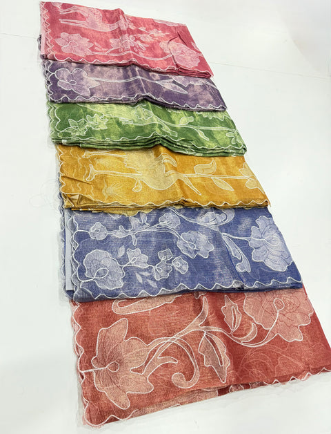 2 for $100 - Crush Tissue Saree