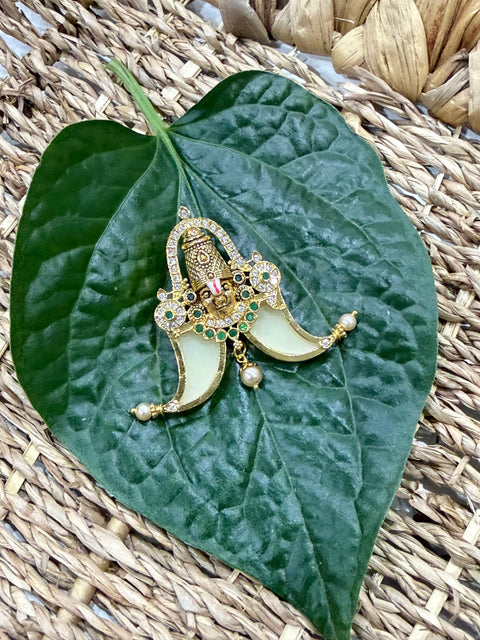 Pure 925 Silver CZ Puligoru Pendant