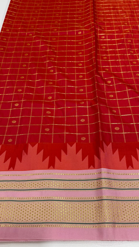 Premium Semi Gadwal silk saree