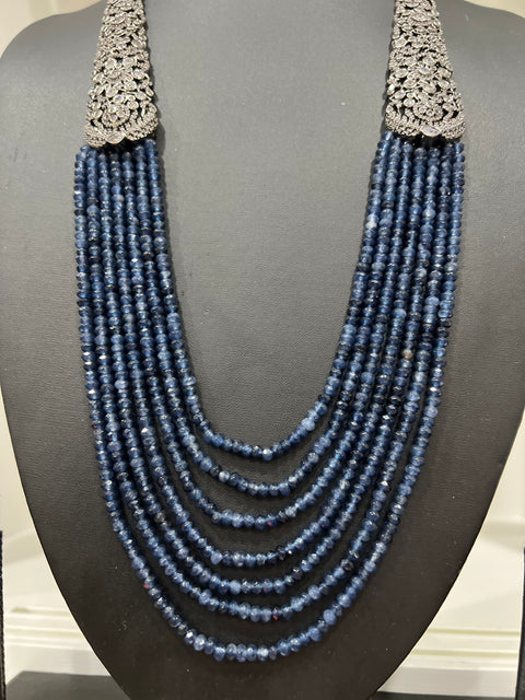 Victorian CZ Multilayer Beaded Necklace