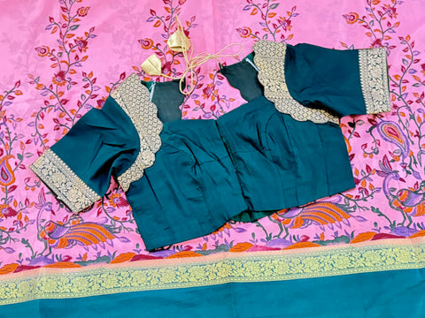 Dola Silk Kalamkari Saree