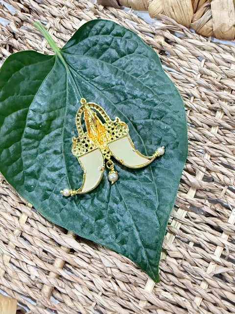 Pure 925 Silver CZ Puligoru Pendant