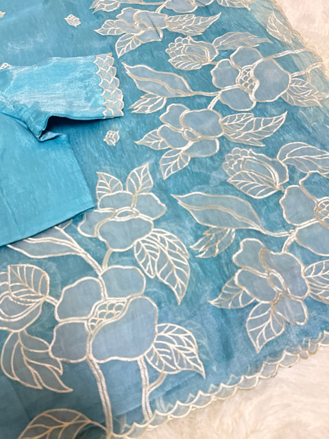 Premium Organza Cocktail Saree