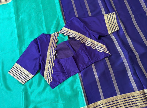 Pure Mysore Crepe Silk Saree