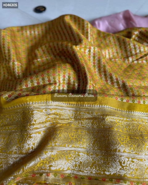 Soft Chiffon Banaras Munga Saree