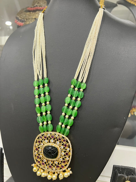Beaded Long necklace Set (Copy)
