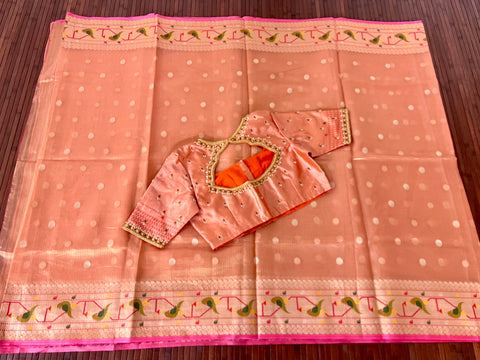 Tissue Kota silk saree