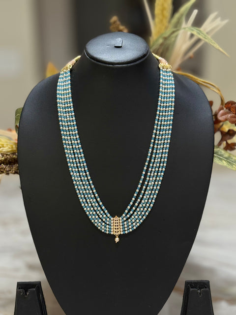 Pure 925 Silver CZ Beads Necklace