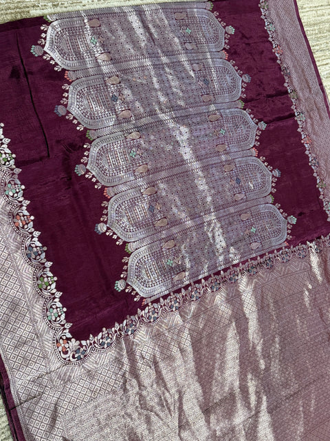 Premium Banaras Mushru Silk Saree