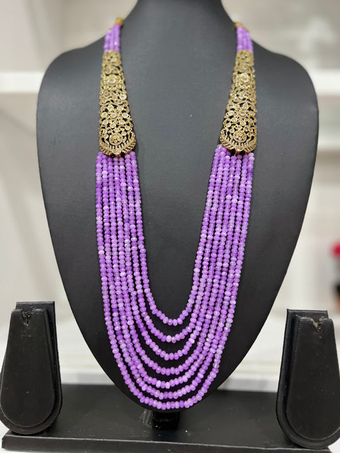 Victorian CZ Multilayer Beaded Necklace