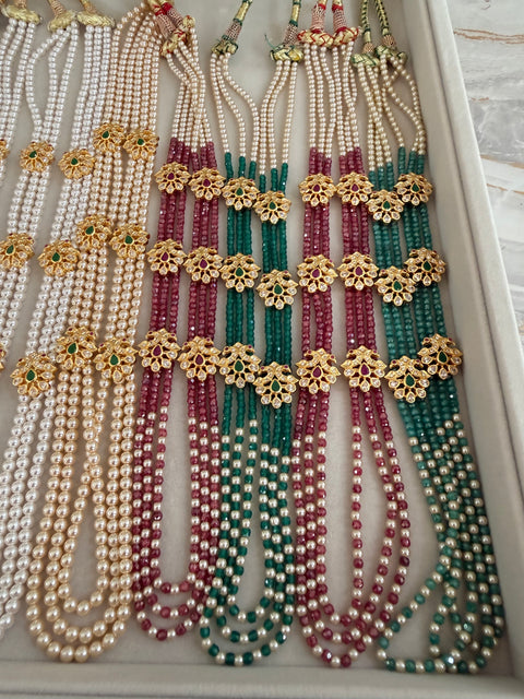 Pure 925 Silver CZ Beads Necklace