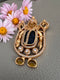 Pure 925 Silver CZ Balaji Pendant