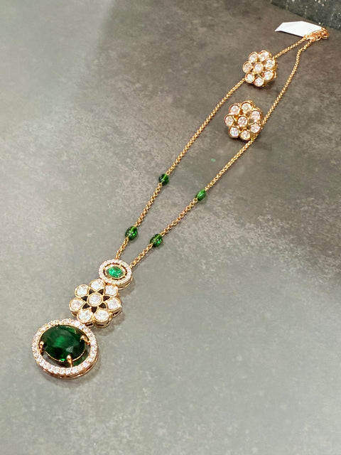 CZ Necklace Set
