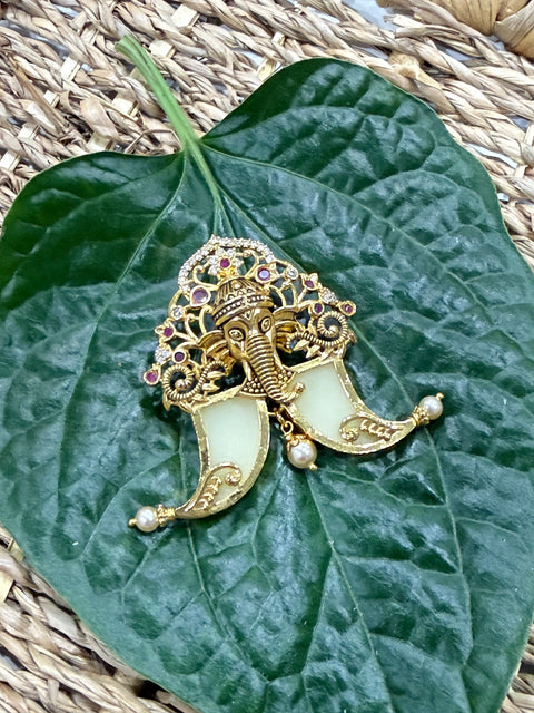 Pure 925 Silver CZ Puligoru Pendant