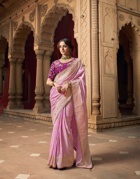 Banaras Munga silk saree