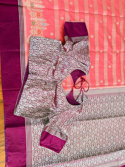 Semi Katan silk saree