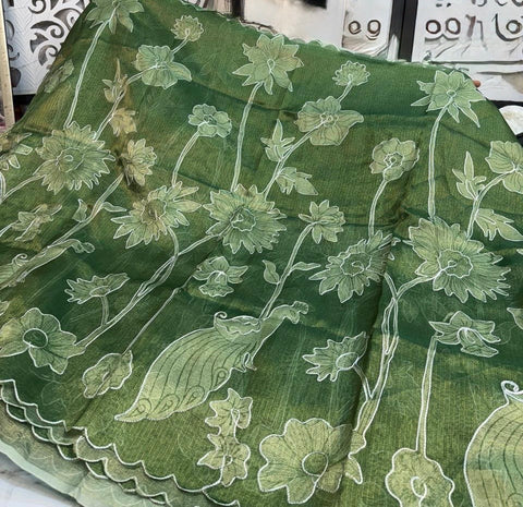 2 for $100 - Crush Tissue Saree