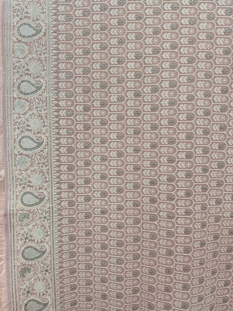 Pure Georgette Lucknowi saree
