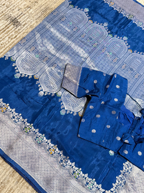 Premium Banaras Mushru Silk Saree