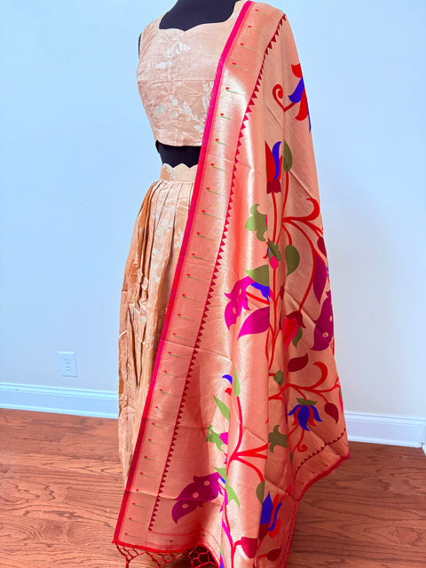 Women XL- Banaras Brocade Lehanga Set