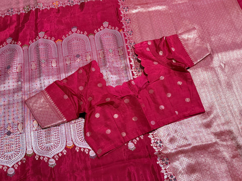 Premium Banaras Mushru Silk Saree