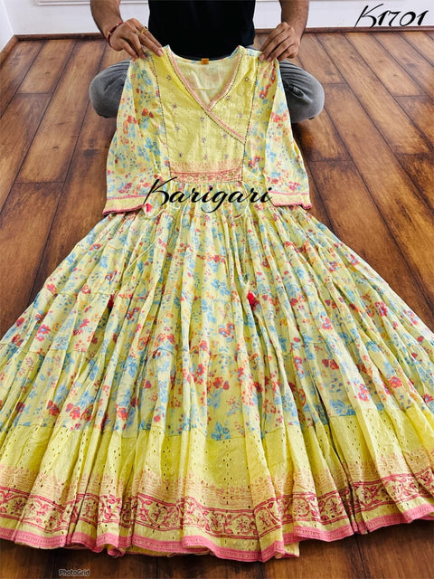 2 for $100 - Premium Cotton Designer Gown/Kurti